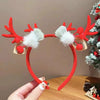 Women'S Cute Sweet Antlers Cloth Hair Clip Hair Band