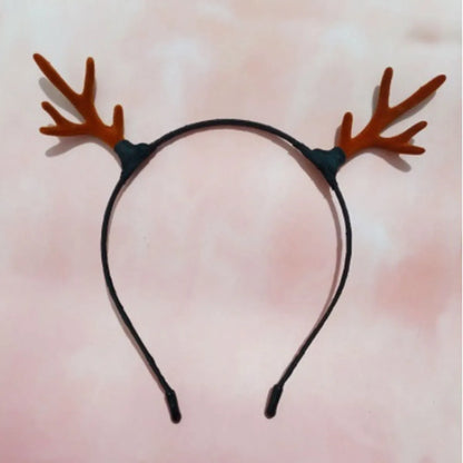 Women'S Cute Sweet Antlers Cloth Hair Clip Hair Band