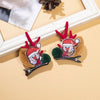 Women'S Cute Sweet Antlers Cloth Hair Clip Hair Band