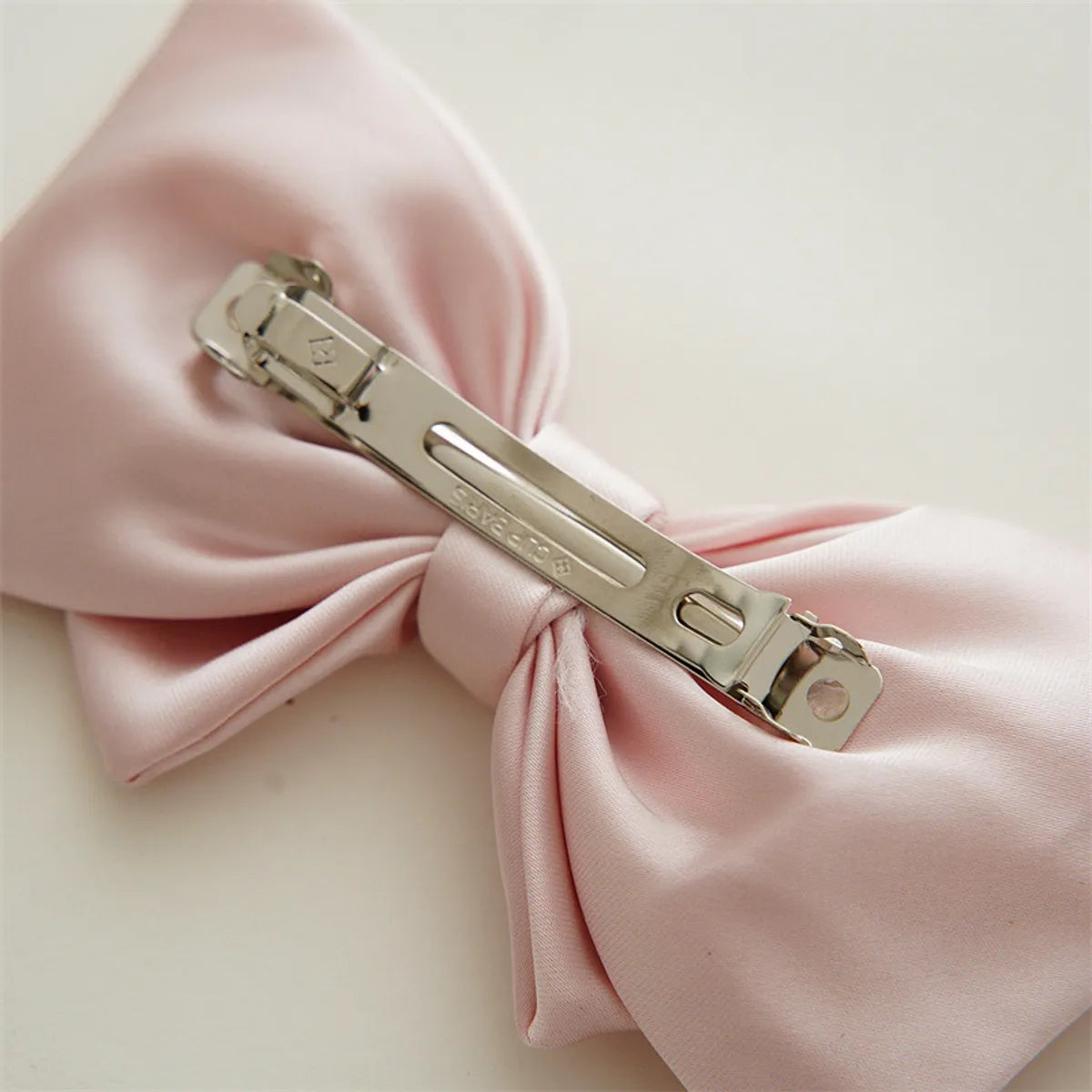 Women'S Cute Sweet Bow Knot Satin Hair Clip