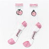 Women'S Cute Sweet Fruit Nylon Cotton Spandex Crew Socks A Pair