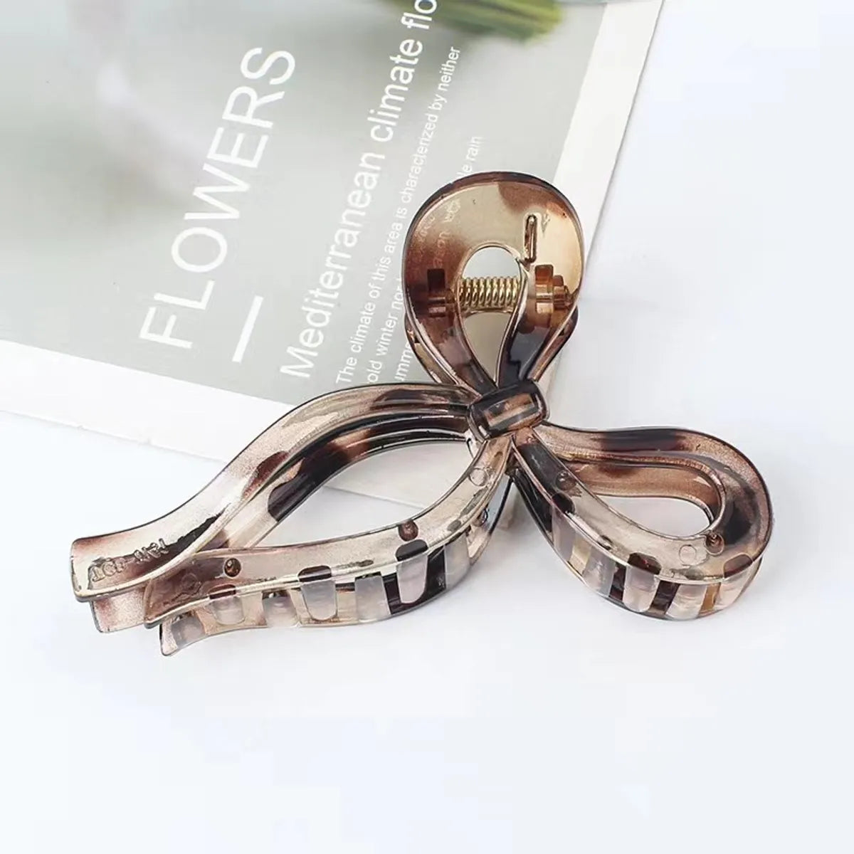 Women'S Elegant Bow Knot Plastic Hair Claws