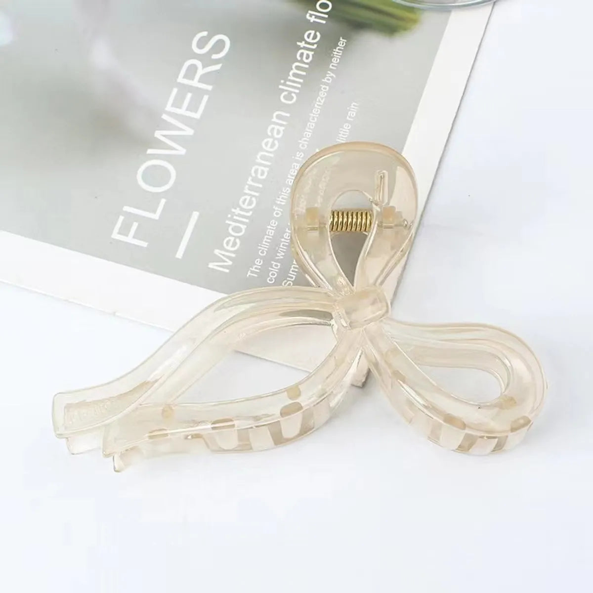 Women'S Elegant Bow Knot Plastic Hair Claws