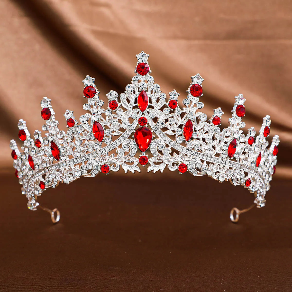 Women'S Elegant Bridal Streetwear Crown Alloy Plating Inlay Rhinestones Hair Band Crown