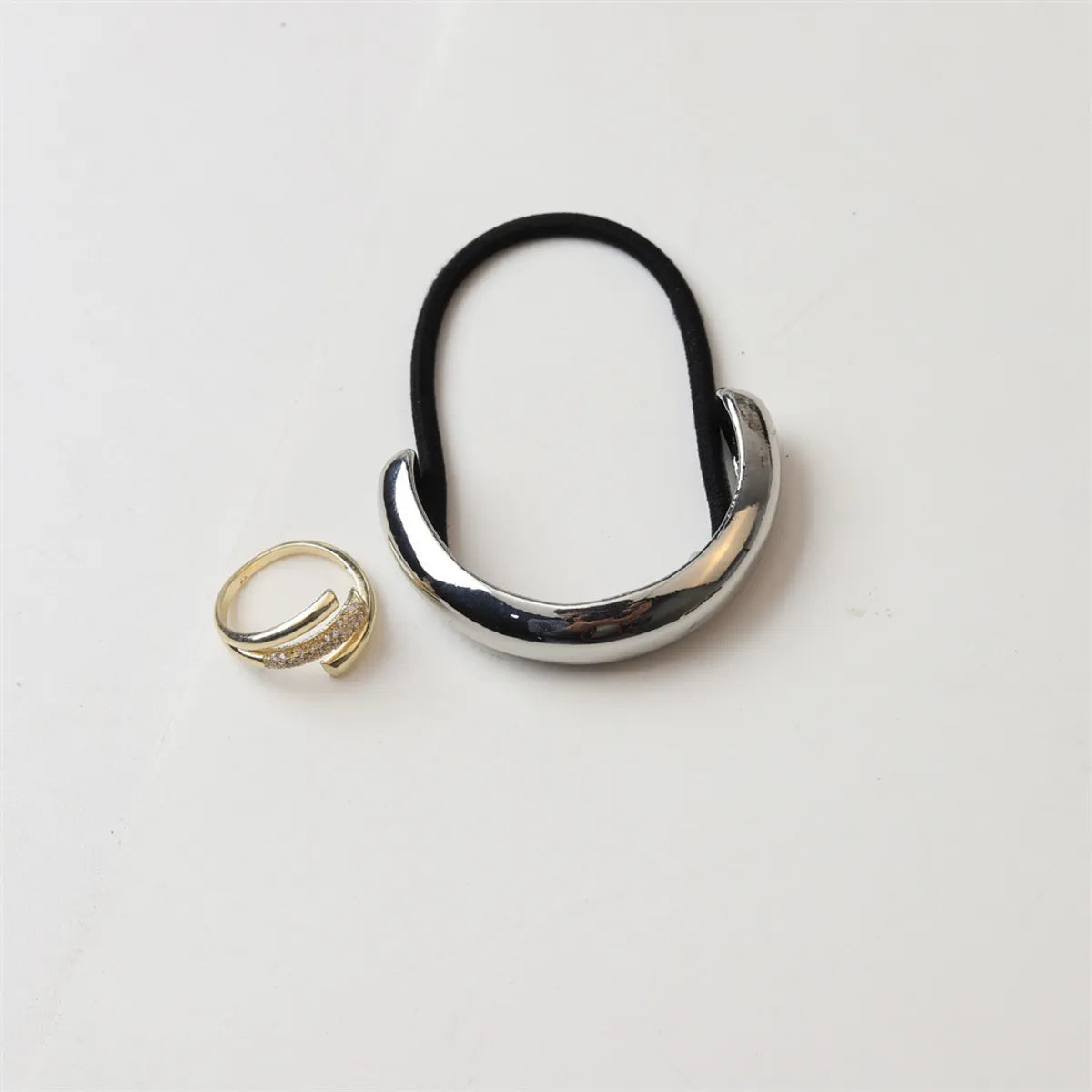 Women'S Elegant Classic Style Bow Knot Alloy Hair Tie