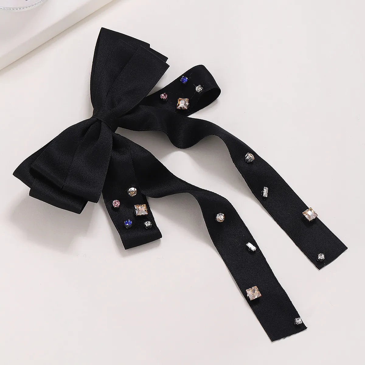 Women'S Elegant Classic Style Bow Knot Cloth Hair Clip