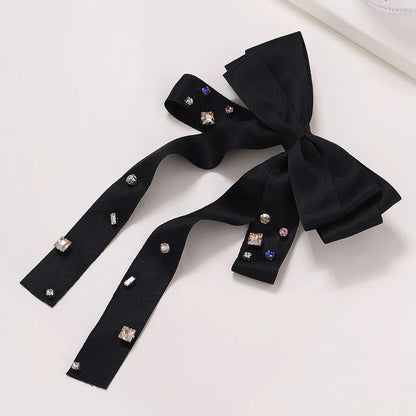 Women'S Elegant Classic Style Bow Knot Cloth Hair Clip