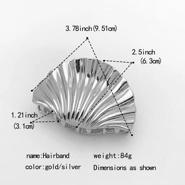 Women'S Elegant Classic Style Streetwear Shell Alloy Hair Claws