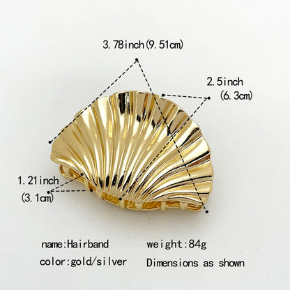 Women'S Elegant Classic Style Streetwear Shell Alloy Hair Claws