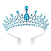 Women'S Elegant Crown Alloy Inlay Rhinestones Crown