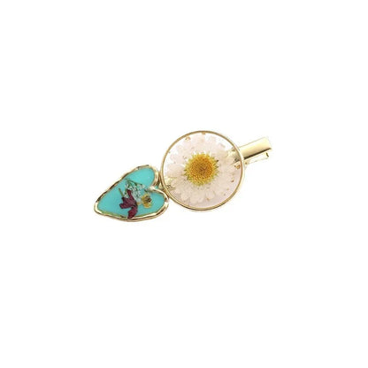 Women'S Elegant Flower Alloy Hair Clip