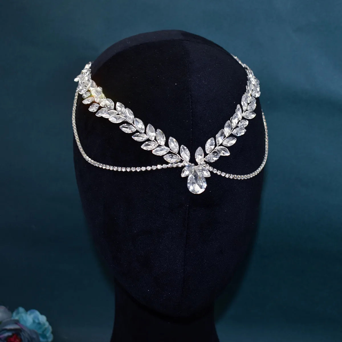 Women'S Elegant Flower Rhinestone Party Headpieces