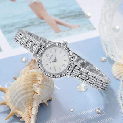 Women'S Elegant Geometric Jewelry Buckle Quartz Watch