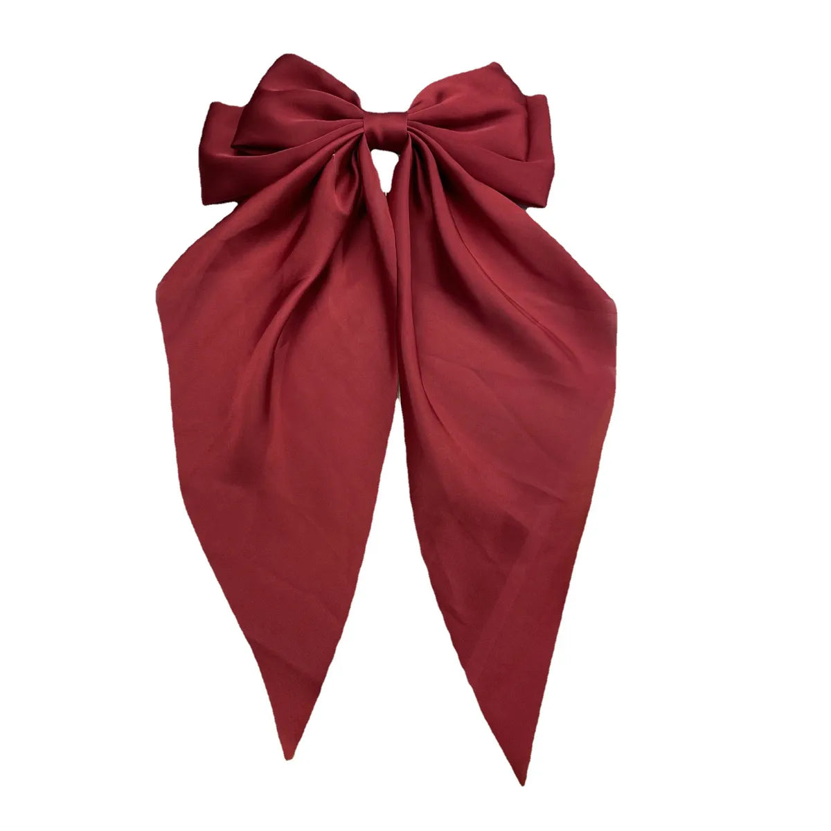 Women'S Elegant Glam Bow Knot Satin Hair Clip