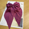 Women'S Elegant Glam Bow Knot Satin Hair Clip