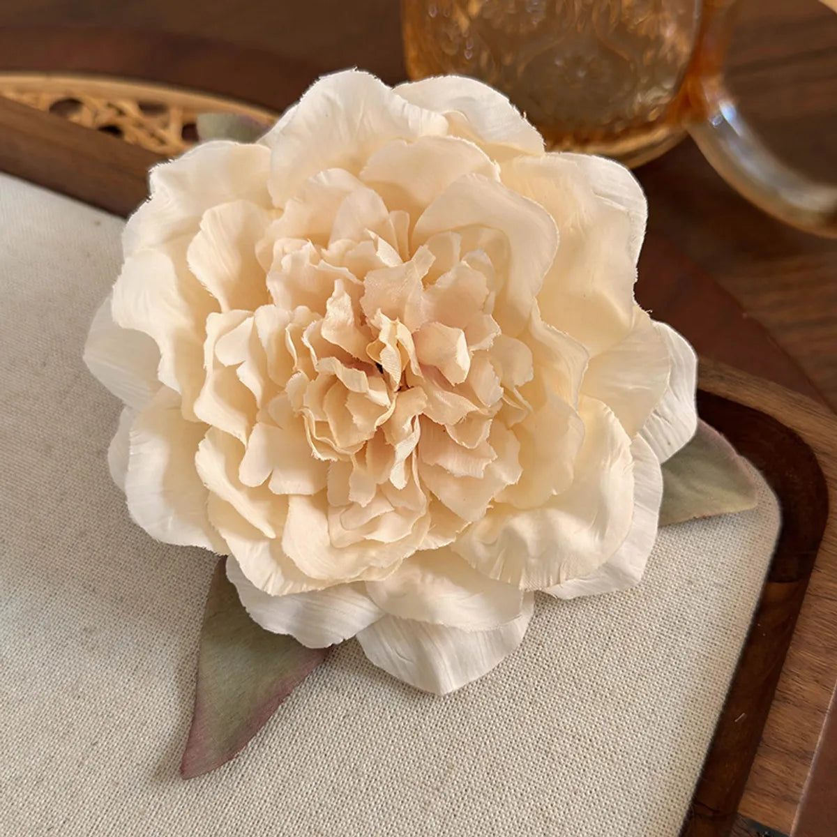 Women'S Elegant Glam Flower Cloth Flowers Hair Clip