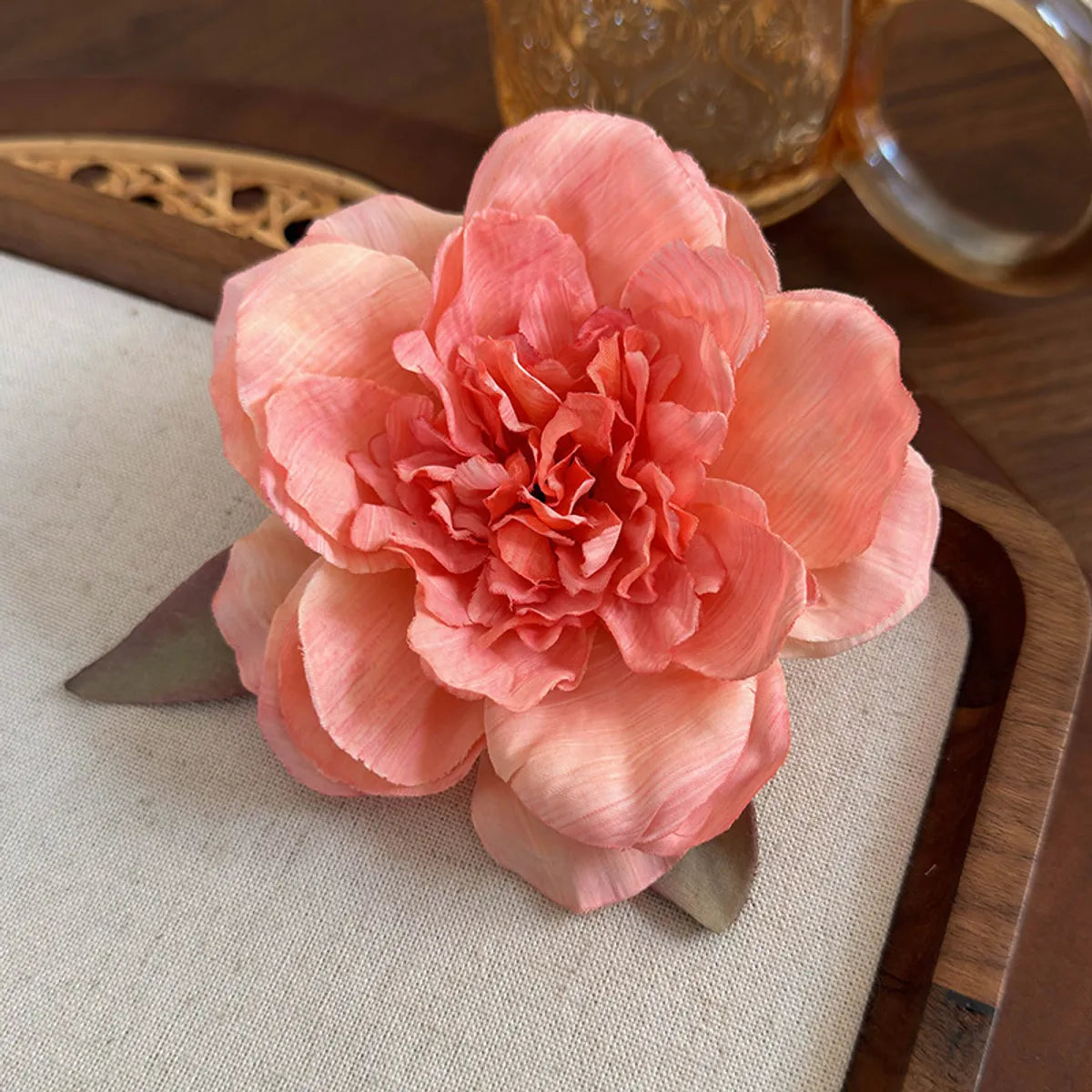 Women'S Elegant Glam Flower Cloth Flowers Hair Clip