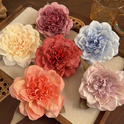 Women'S Elegant Glam Flower Cloth Flowers Hair Clip