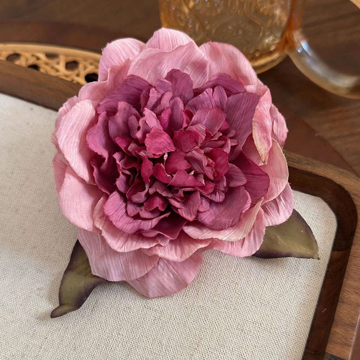 Women'S Elegant Glam Flower Cloth Flowers Hair Clip