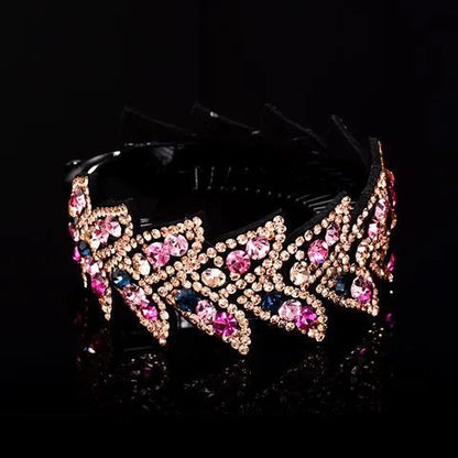 Women'S Elegant Glittery Rhinestone Hair Clip