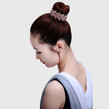 Women'S Elegant Glittery Rhinestone Hair Clip