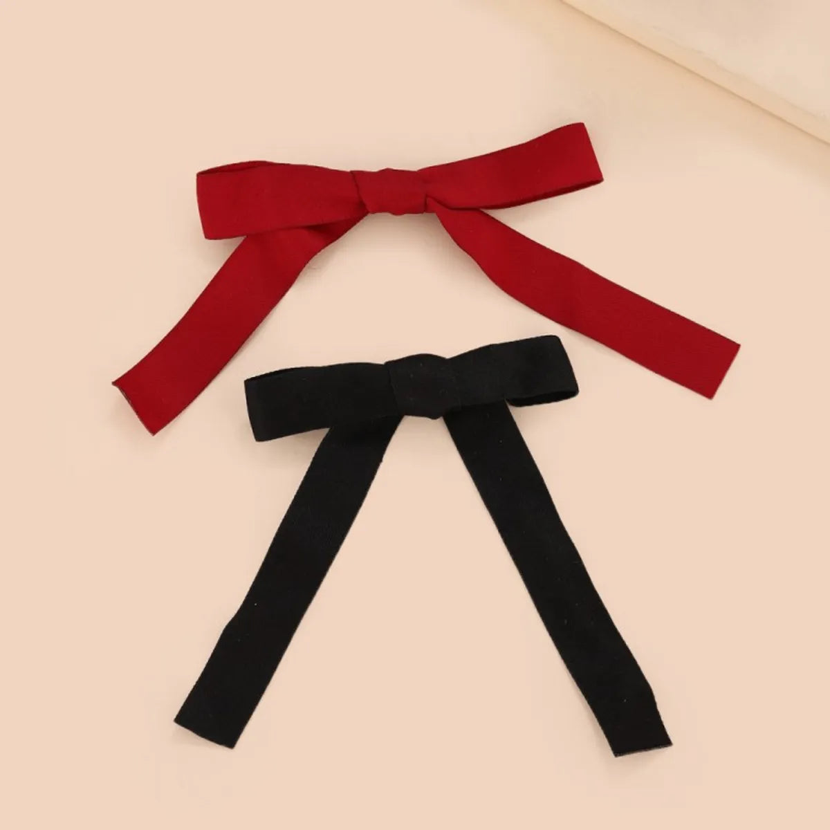 Women'S Elegant Lady Bow Knot Cloth Hair Clip