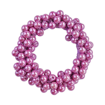 Women'S Elegant Lady Geometric Artificial Pearl Hair Tie