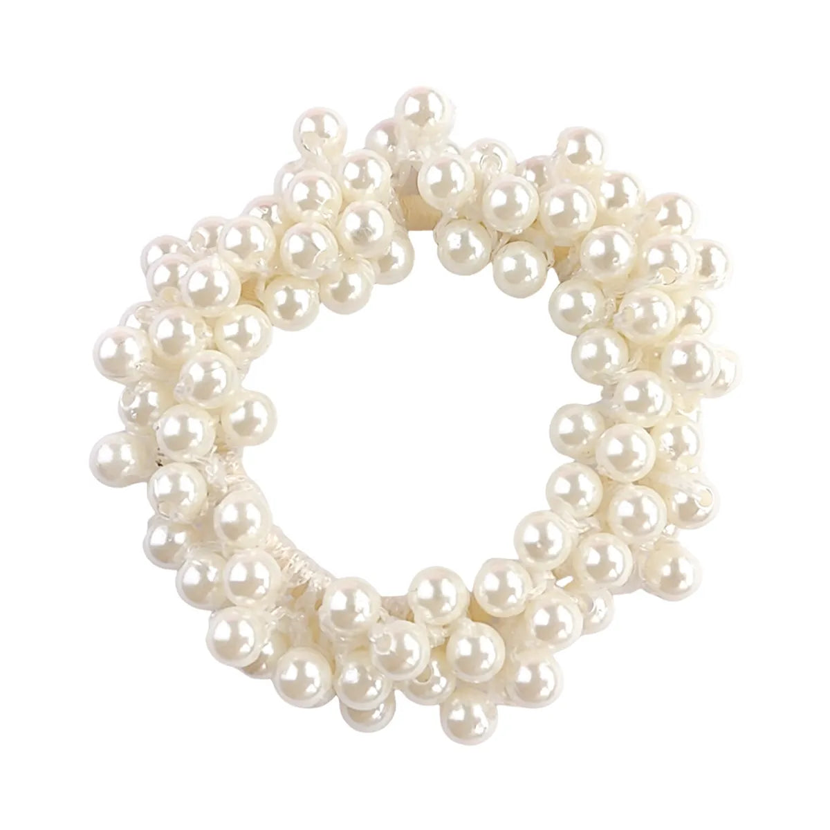 Women'S Elegant Lady Geometric Artificial Pearl Hair Tie