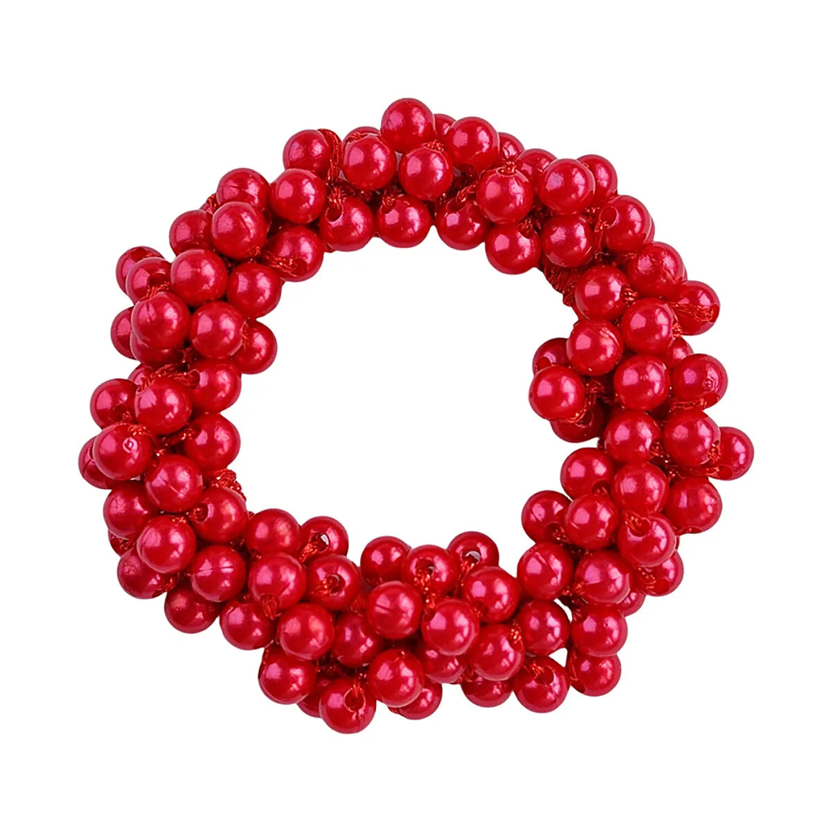 Women'S Elegant Lady Geometric Artificial Pearl Hair Tie