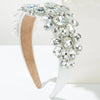 Women'S Elegant Luxurious Shiny Geometric Alloy Cloth Glass Hair Band