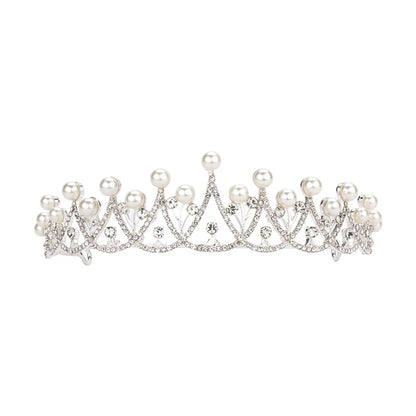 Women'S Elegant Princess Crown Alloy Plating Crown