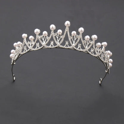 Women'S Elegant Princess Crown Alloy Plating Crown