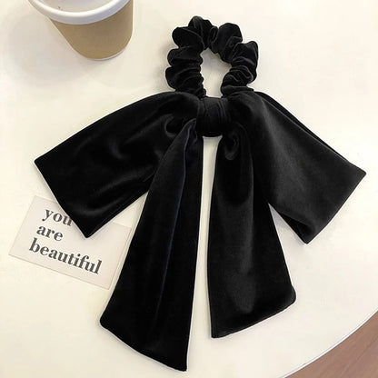 Women'S Elegant Retro Bow Knot Cloth Hair Tie