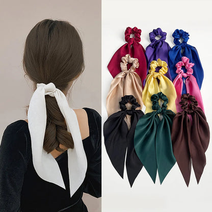 Women'S Elegant Simple Style Solid Color Cloth Hair Tie