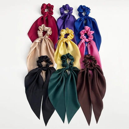 Women'S Elegant Simple Style Solid Color Cloth Hair Tie