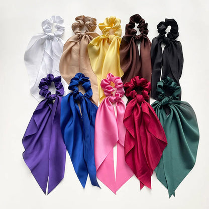 Women'S Elegant Simple Style Solid Color Cloth Hair Tie