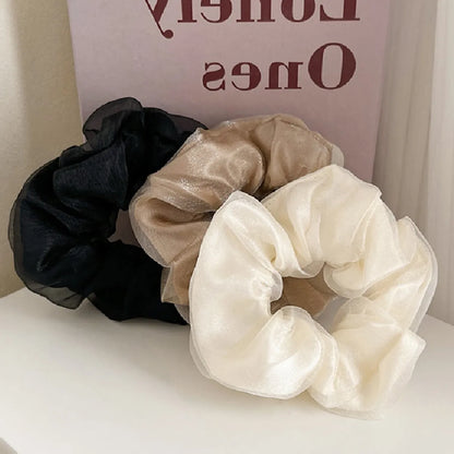 Women'S Elegant Solid Color Cloth Hair Tie