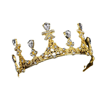 Women'S Elegant Streetwear Crown Alloy Plating Inlay Rhinestones Crown