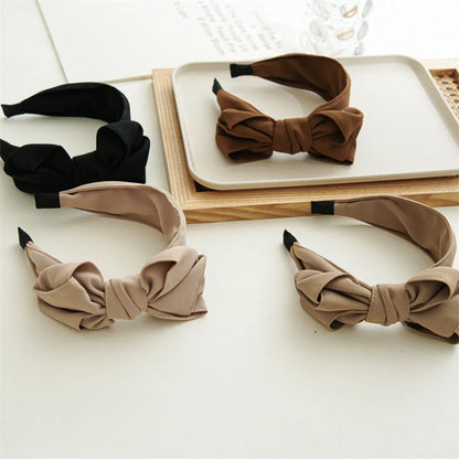 Women'S Elegant Sweet Bow Knot Cloth Hair Band