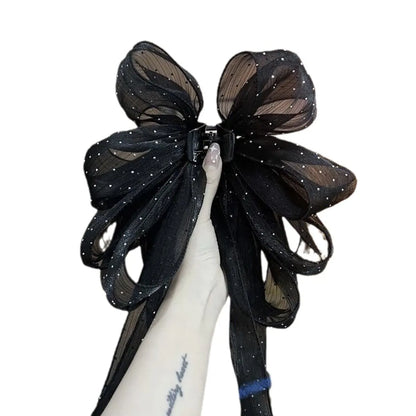 Women'S Elegant Sweet Bow Knot Cloth Hair Claws