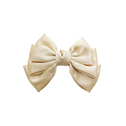 Women'S Elegant Sweet Bow Knot Cloth Hair Clip