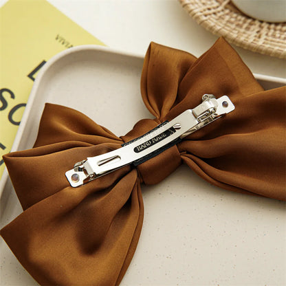 Women'S Elegant Sweet Bow Knot Cloth Hair Clip