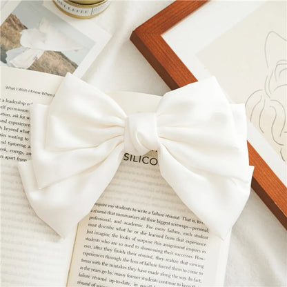 Women'S Elegant Sweet Bow Knot Cloth Hair Clip