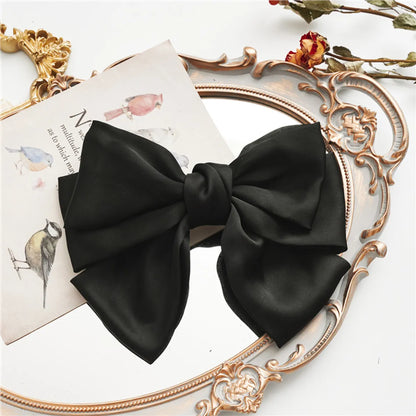 Women'S Elegant Sweet Bow Knot Cloth Hair Clip