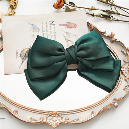 Women'S Elegant Sweet Bow Knot Cloth Hair Clip