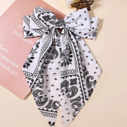 Women'S Elegant Sweet Bow Knot Cloth Hair Clip