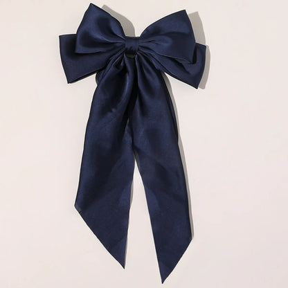 Women'S Elegant Sweet Bow Knot Cloth Hair Clip