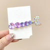 Women'S Elegant Sweet Fish Tail Alloy Inlay Artificial Crystal Rhinestones Hair Clip