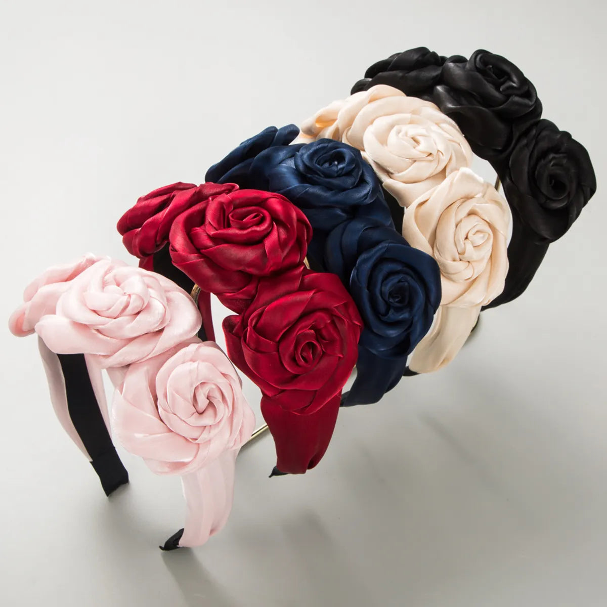 Women'S Elegant Sweet Flower Alloy Cloth Hair Band