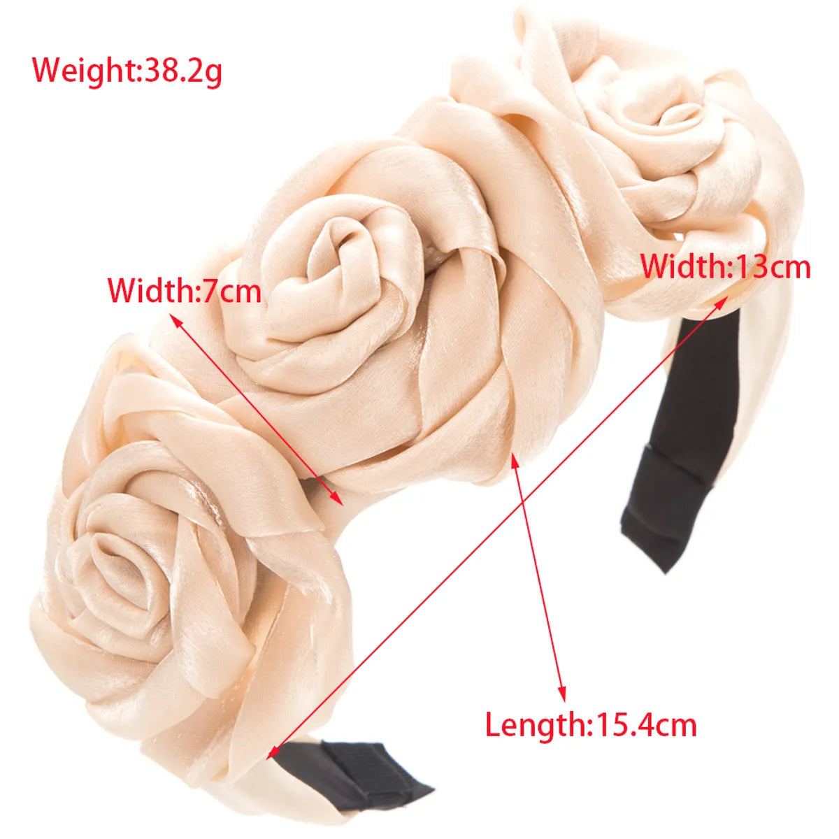 Women'S Elegant Sweet Flower Alloy Cloth Hair Band